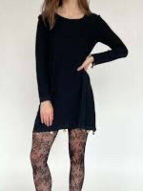 Sonia Rykiel Wool Angora Sweaterdress with coin trim